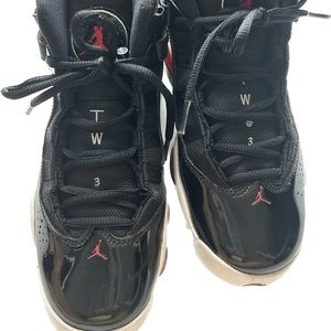 Nike Air Jordan 6 Rings 'Bred' GS Basketball Shoes/Sneakers 323419 062 Size 6.5